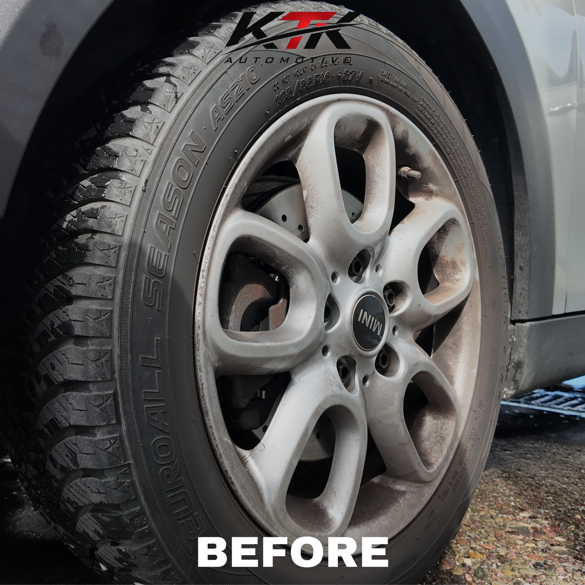 KTK Red Wheel Cleaner – Felgenreiniger mit Farbwechsel Effekt