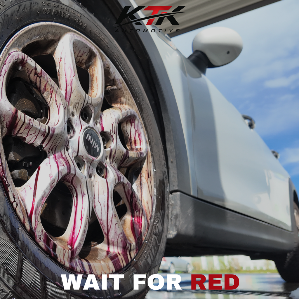 KTK Red Wheel Cleaner – Felgenreiniger mit Farbwechsel Effekt